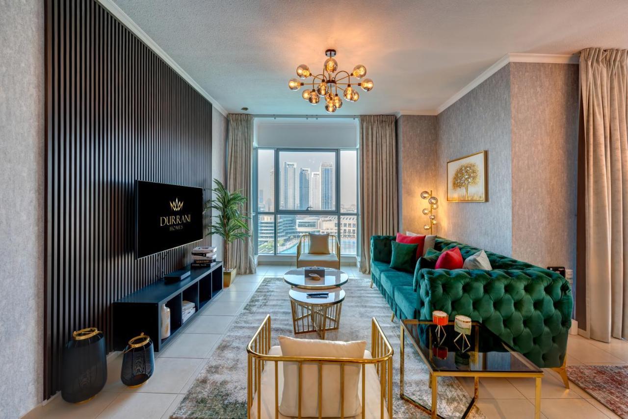 Durrani Homes - Luxe Living With Burj Khalifa And Fountain View - Third Room Without Partition Dubai Exterior foto