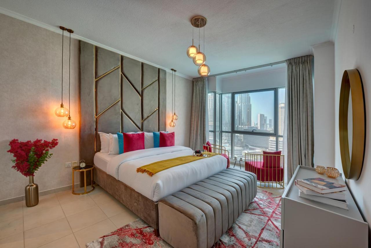 Durrani Homes - Luxe Living With Burj Khalifa And Fountain View - Third Room Without Partition Dubai Exterior foto